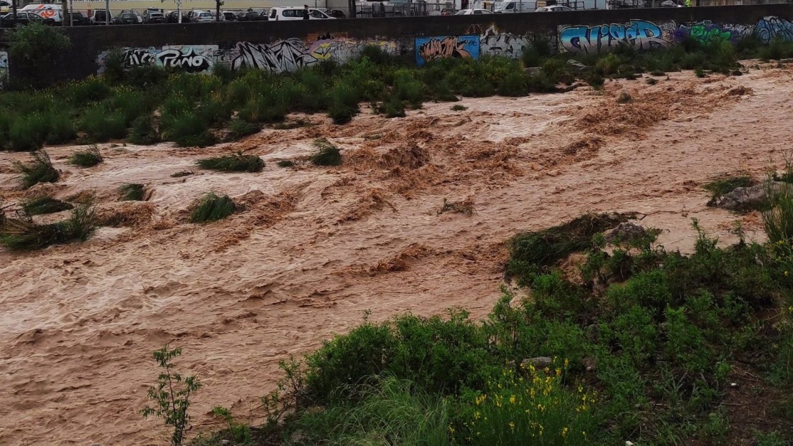 Riera de les Arenes al seu pas per Terrassa (@IsabelPerez770)