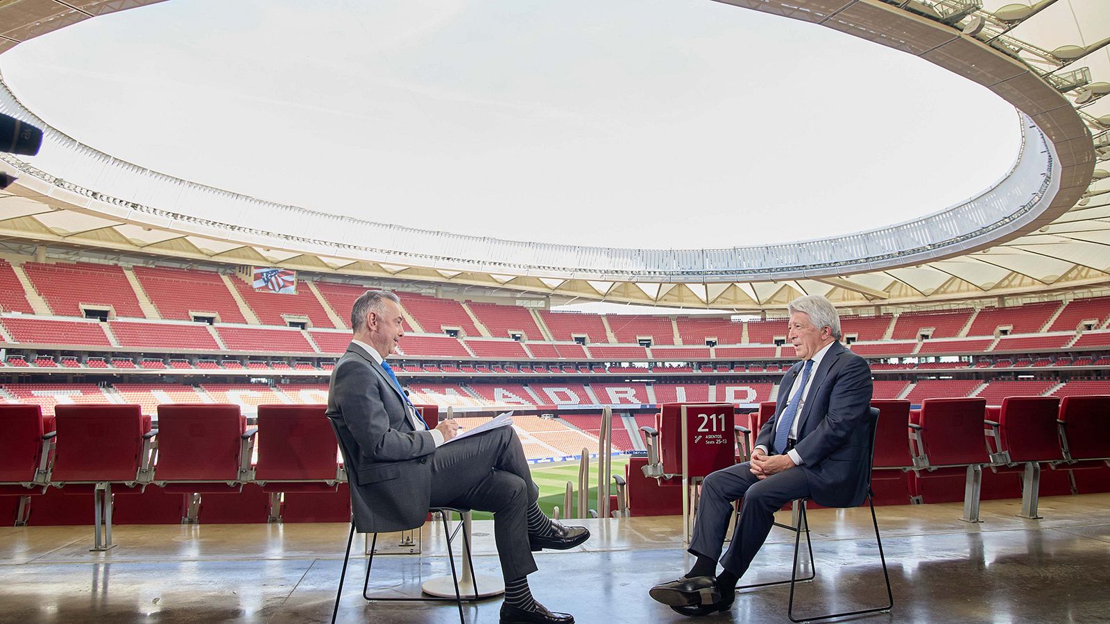 Enrique Cerezo con Jenaro Castro, en 'Plano general'