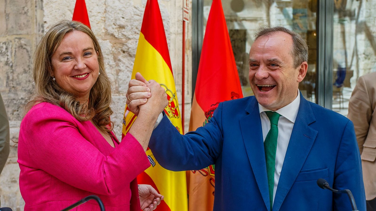 El pacto en Burgos entre la candidata del PP, Cristina Ayala, y Fernando Martínez-Acitores (Vox) fue uno de los primeros en anunciarse