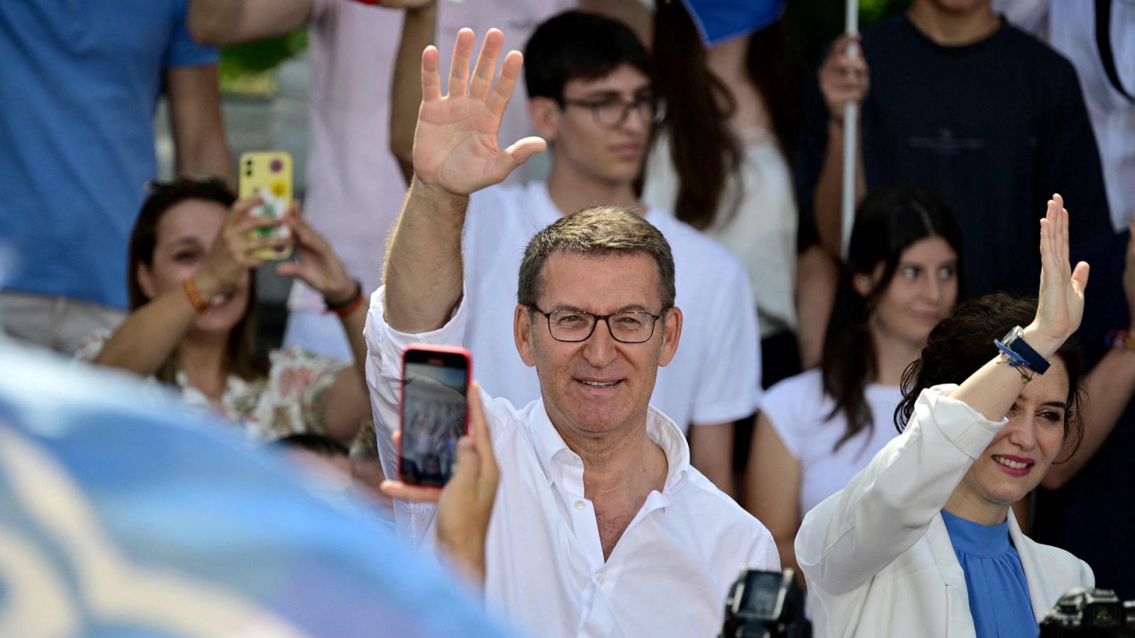 El presidente del Partido Popular, Alberto Nuñez Feijóo.