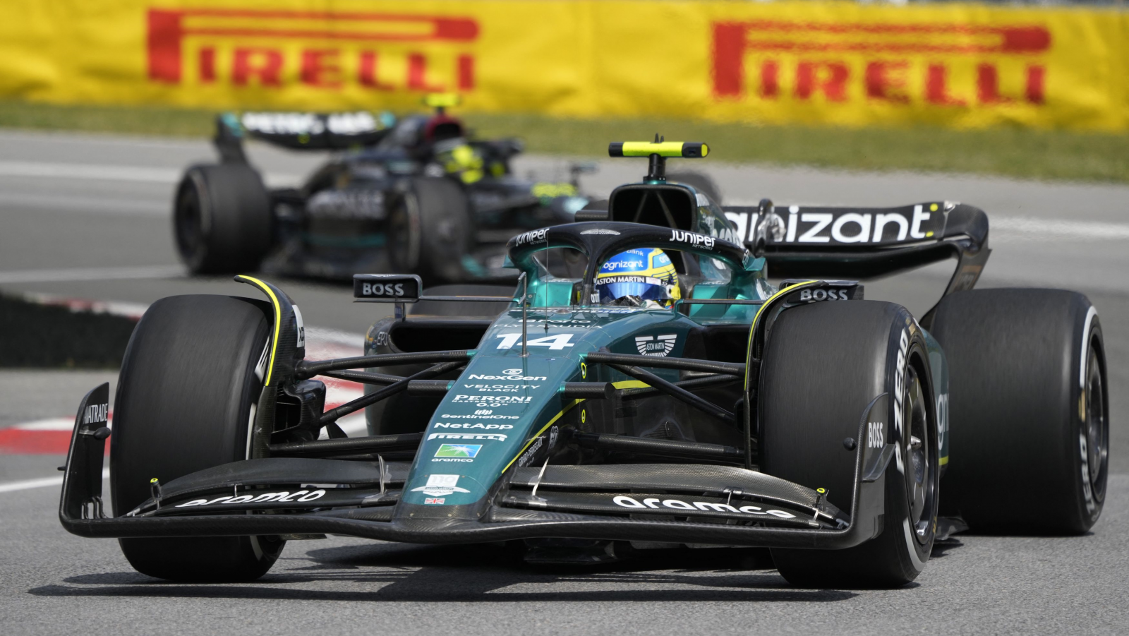 Duelo entre Alonso y Hamilton por la segunda plaza en el GP de Canadá