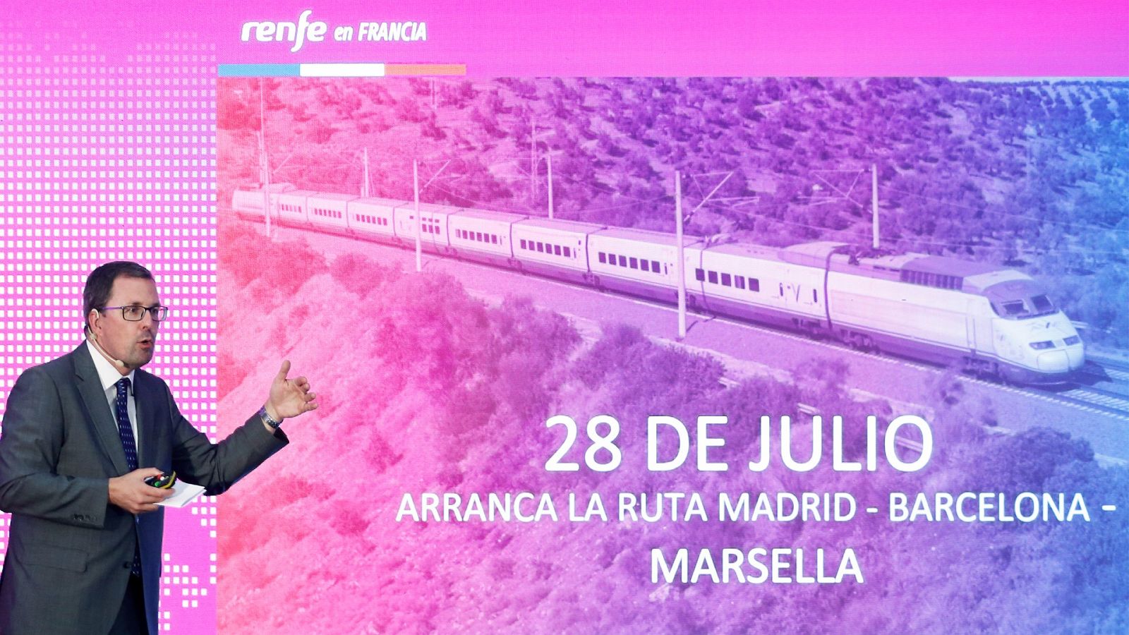 El presidente de Renfe presenta las nuevas rutas