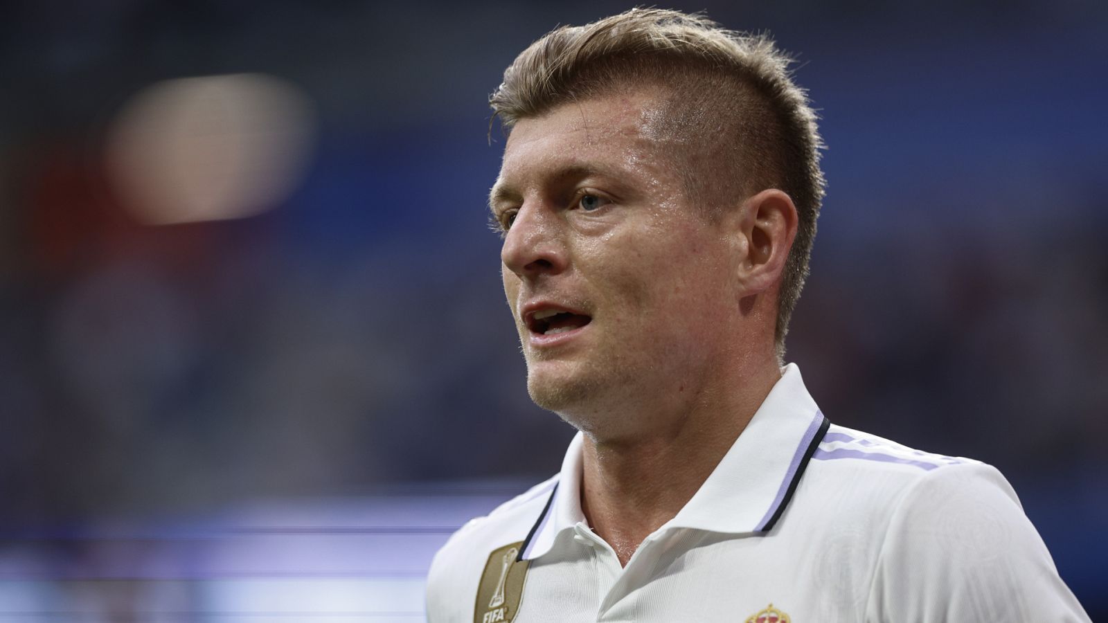 Toni Kroos durante el partido de LaLiga Santander entre el Rayo Vallecano y el Real Madrid.