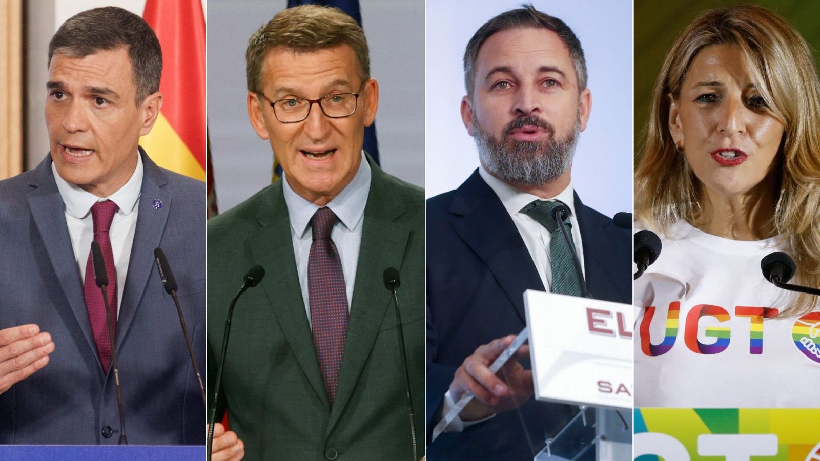 Encuesta CIS preelectoral 23J: los candidatos del PSOE, PP, Vox y Sumar a la Presidencia del Gobierno