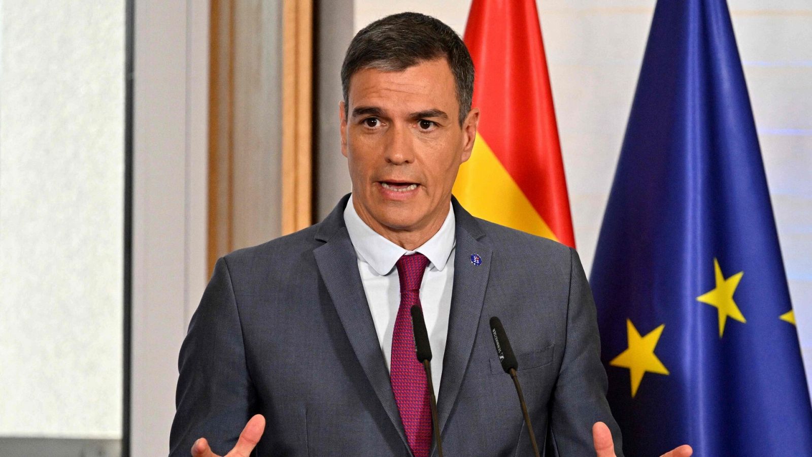 El presidente del Gobierno y candidato del PSOE a la reelección, Pedro Sánchez