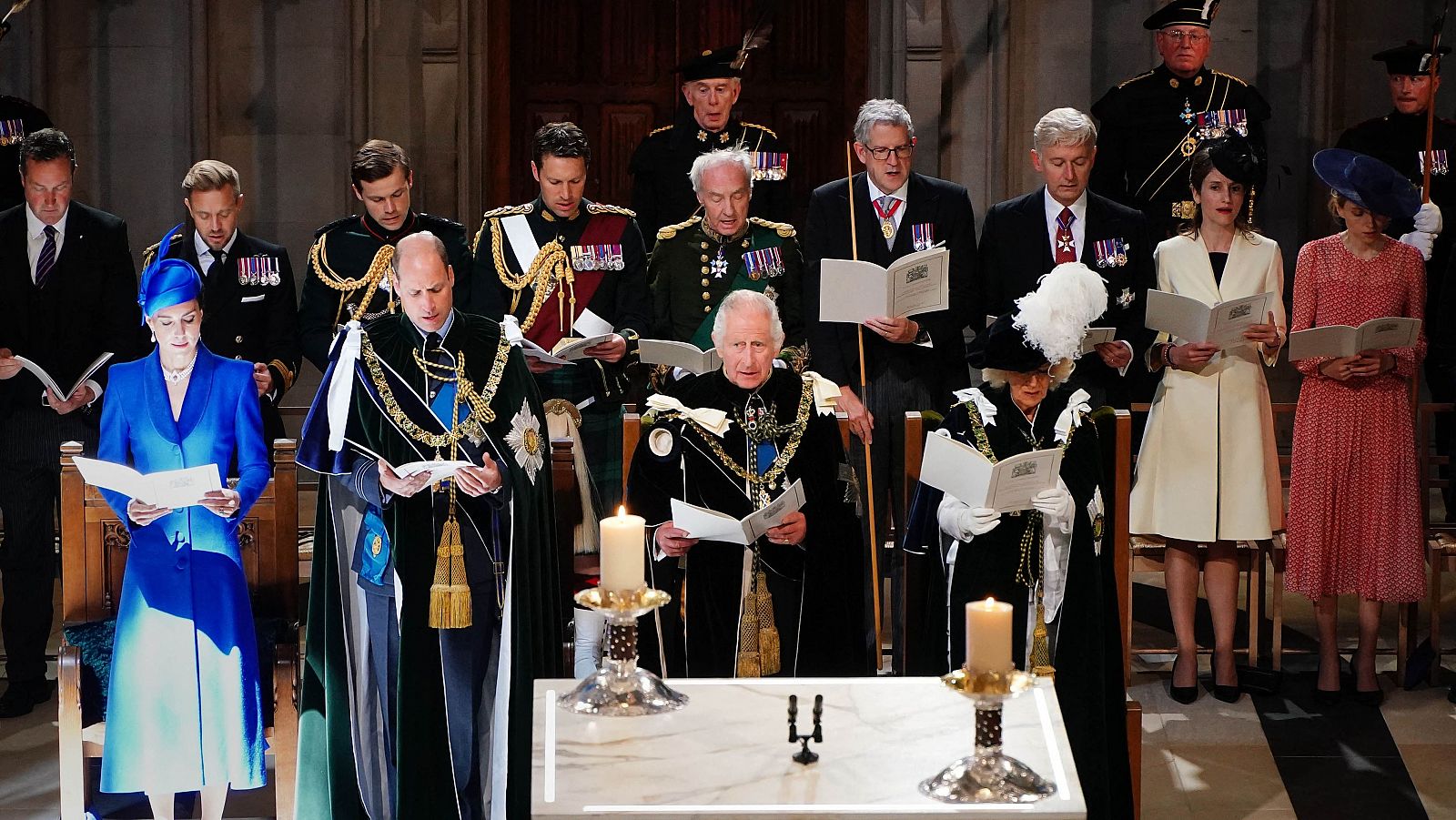 Carlos III y Camila, coronados por segunda vez en una ceremonia en Edimburgo