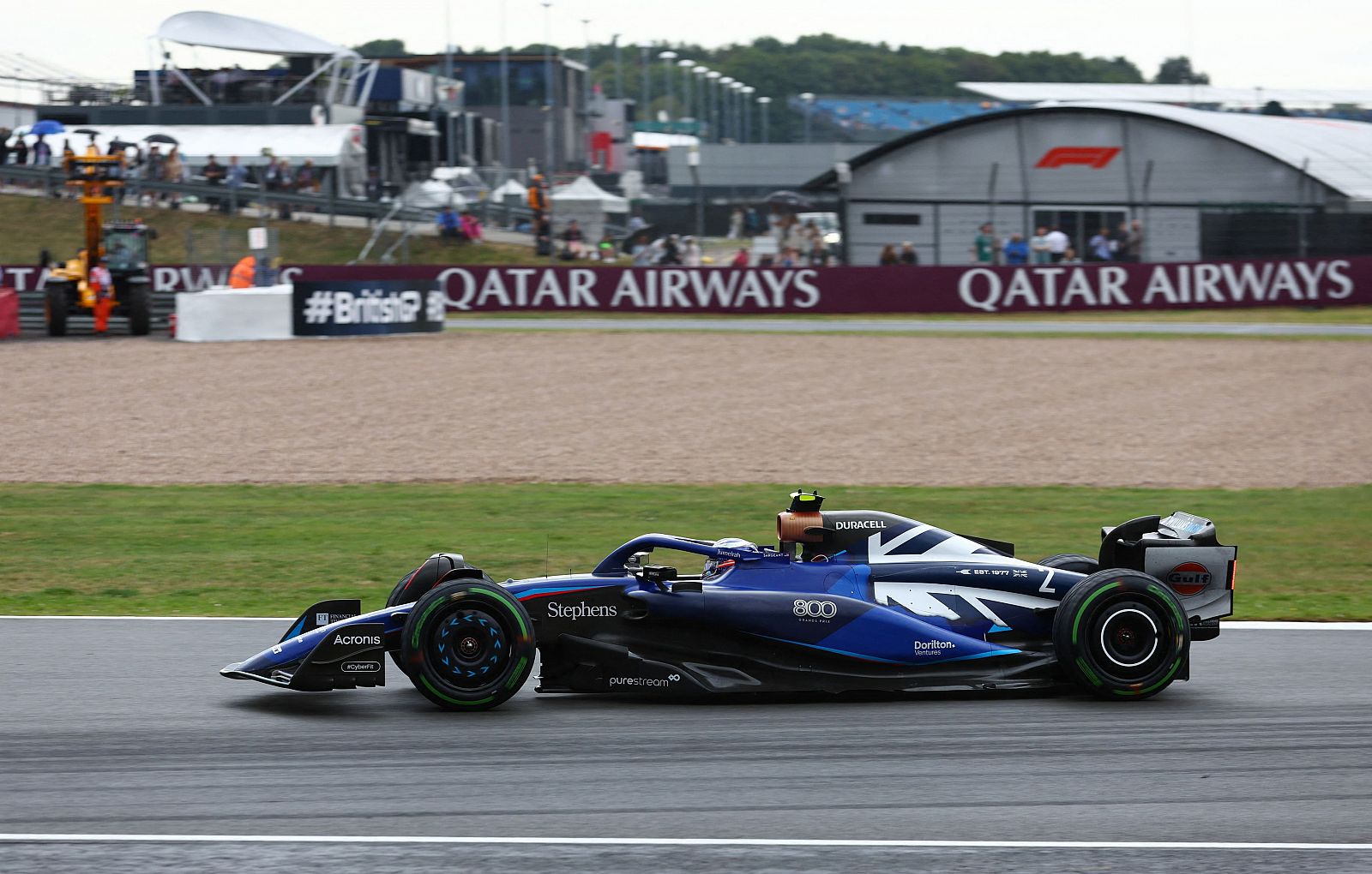 Williams se suma a la fiesta por el podio en Silverstone