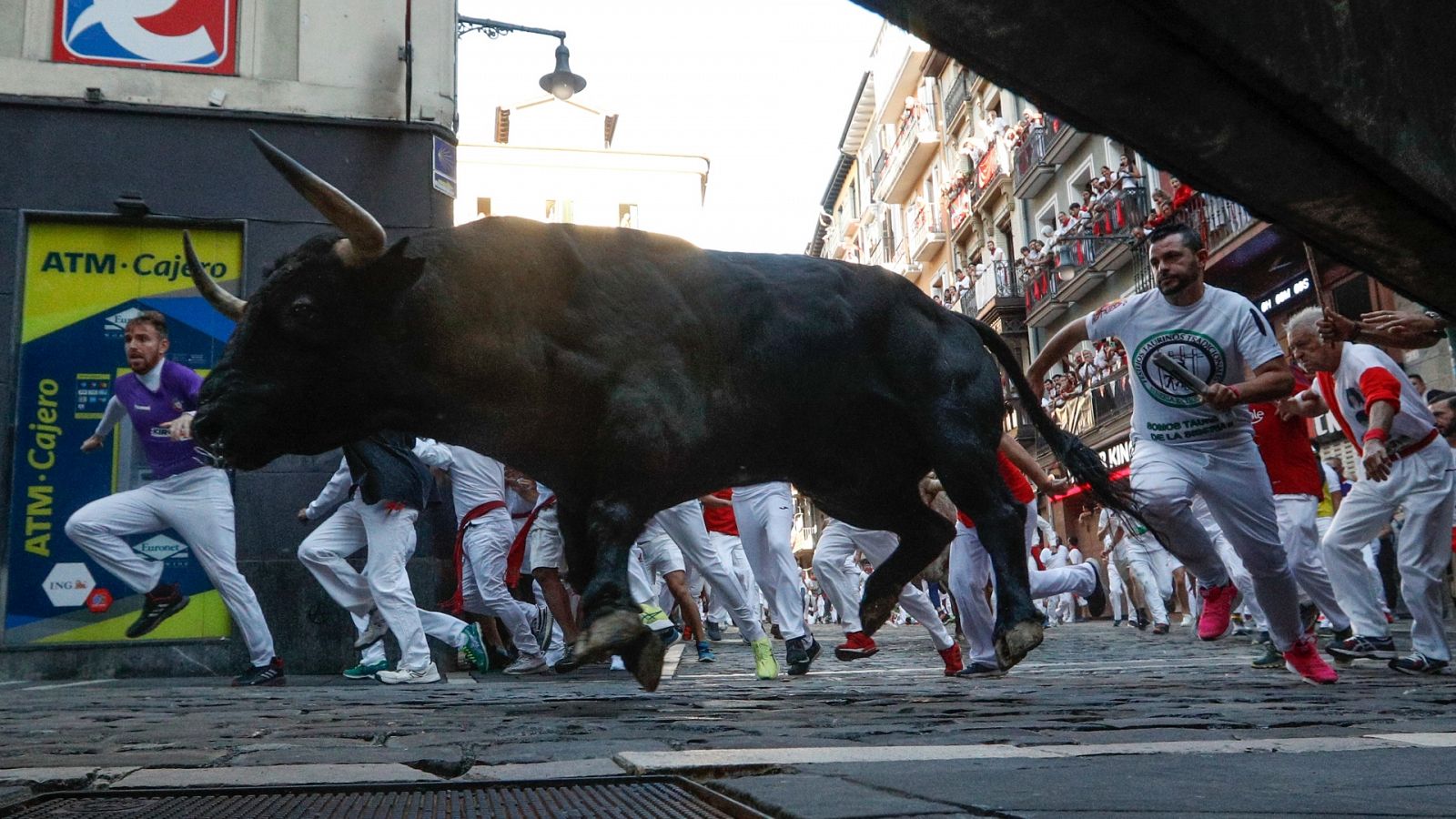 Sexto encierro San Fermín 2023: Los toros de la ganadería pacense de Jandilla