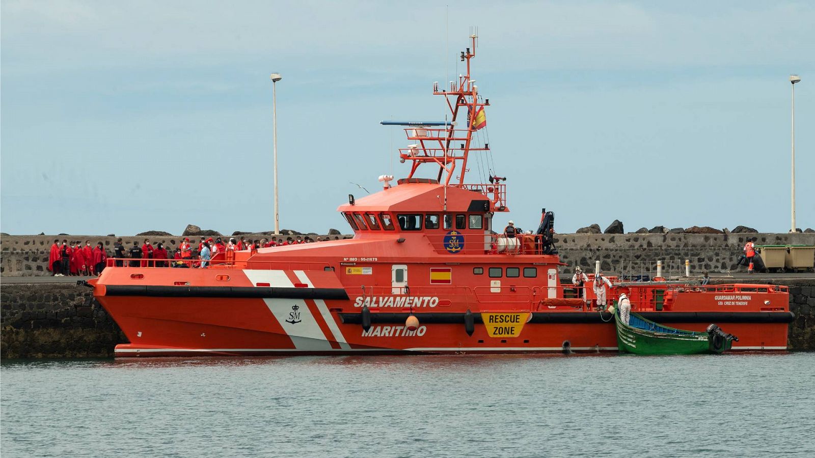 Un barco de Salvamento Marítimo en una imagen de archivo