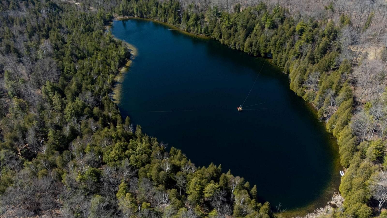 Vista del lago Crawford (Canadá)