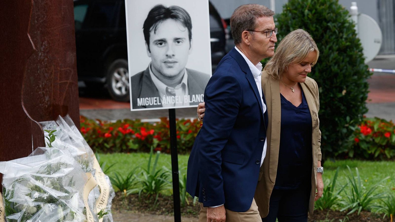 Feijóo, en el homenaje a Miguel Ángel Blanco: "El futuro no debe ser impuesto por quienes lo ejecutaron"