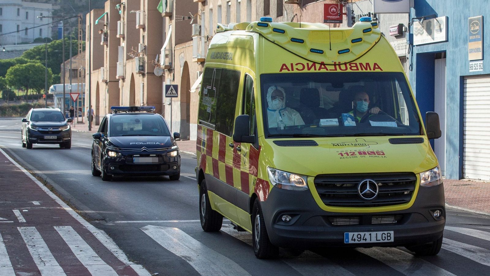 Imagen de archivo de una ambulancia