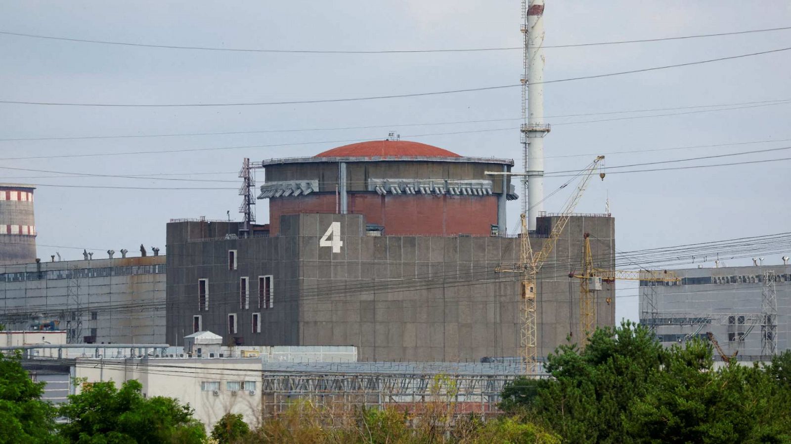 La central nuclear de Zaporiyia.