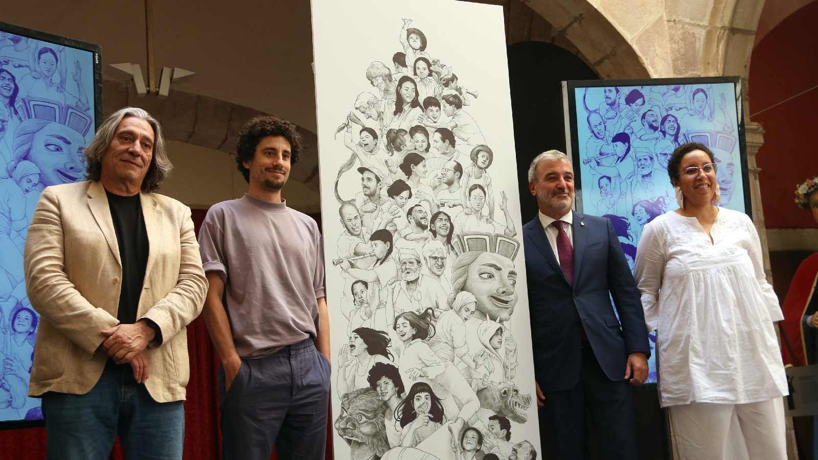 Presentació de la pregonera i el cartell de les festes de La Mercé 2023 a Barcelona