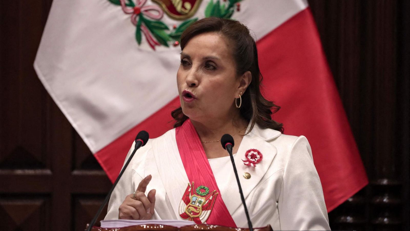 La presidenta de Perú, Dina Boluarte, en una imagen de archivo