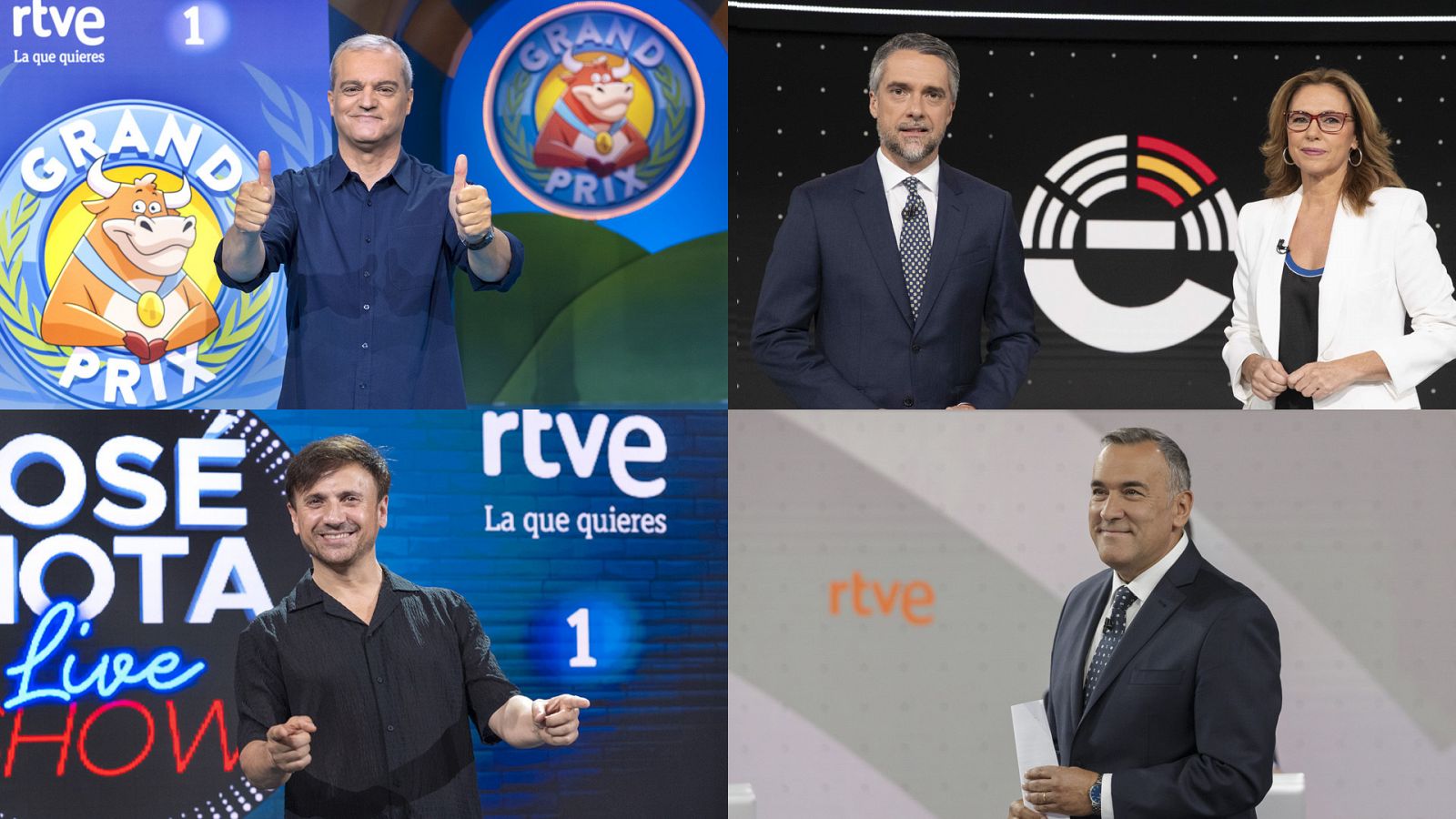 Montaje fotográfico de las audiencias de julio de 2023