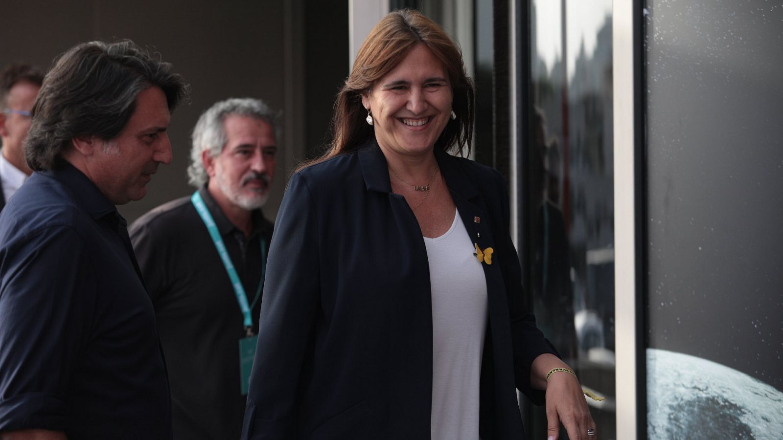 La presidenta de Junts per Catalunya, Laura Borràs,
