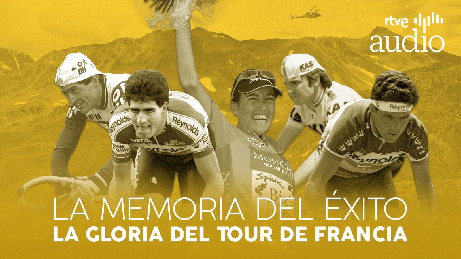 Cartel de 'La memoria del éxito: La gloria del Tour de Francia'.