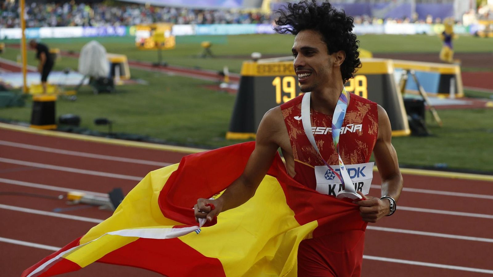 Mo Katir, estrella del equipo español en los Mundiales de atletismo Budapest 2023