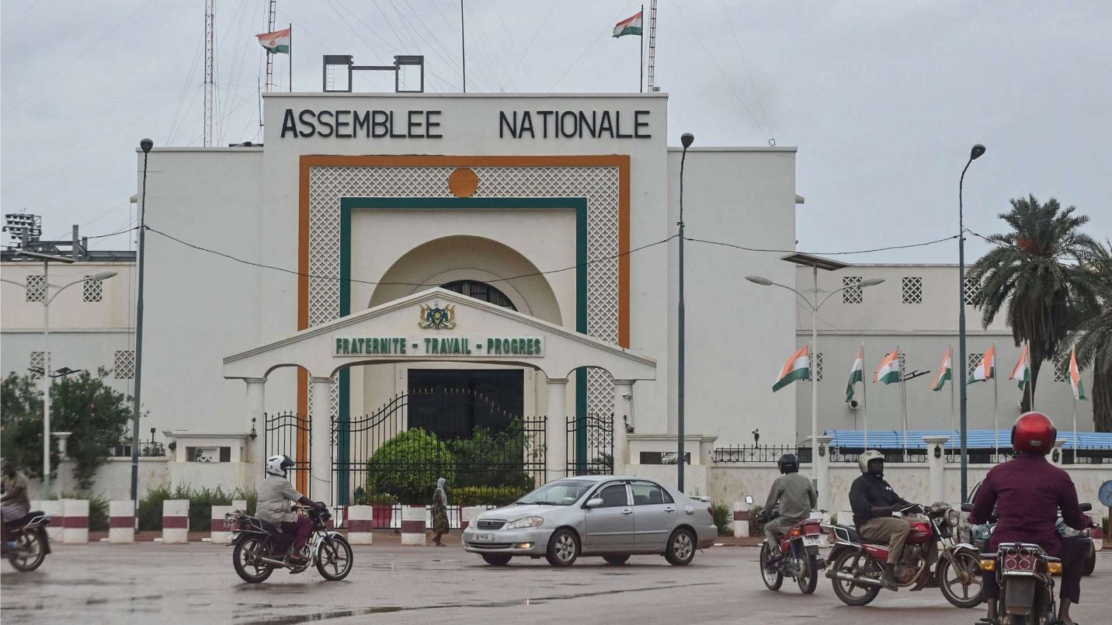 La Asamblea Nacional en Niamey, Níger.