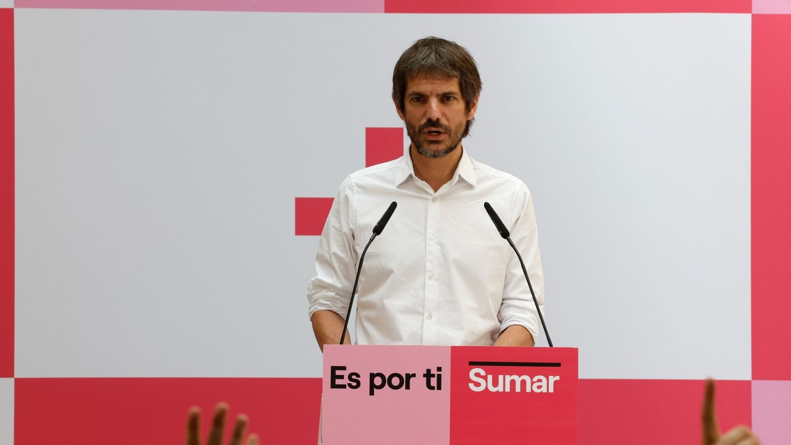 El portavoz de Sumar, Ernest Urtasun