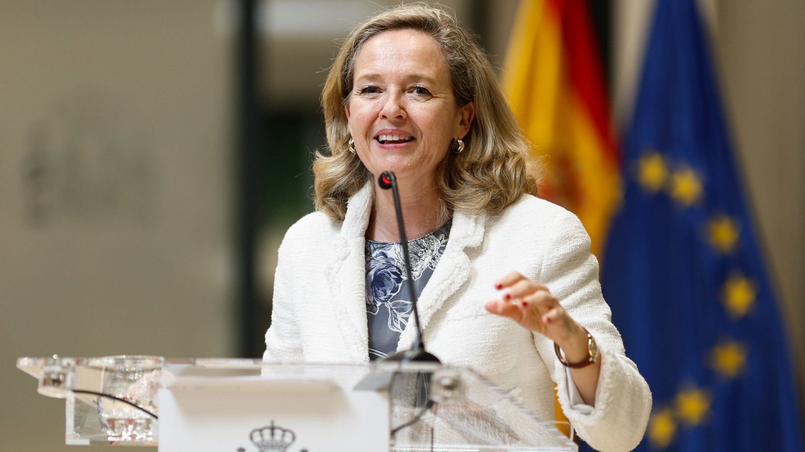 La vicepresidenta del Gobierno de España, Nadia Calviño