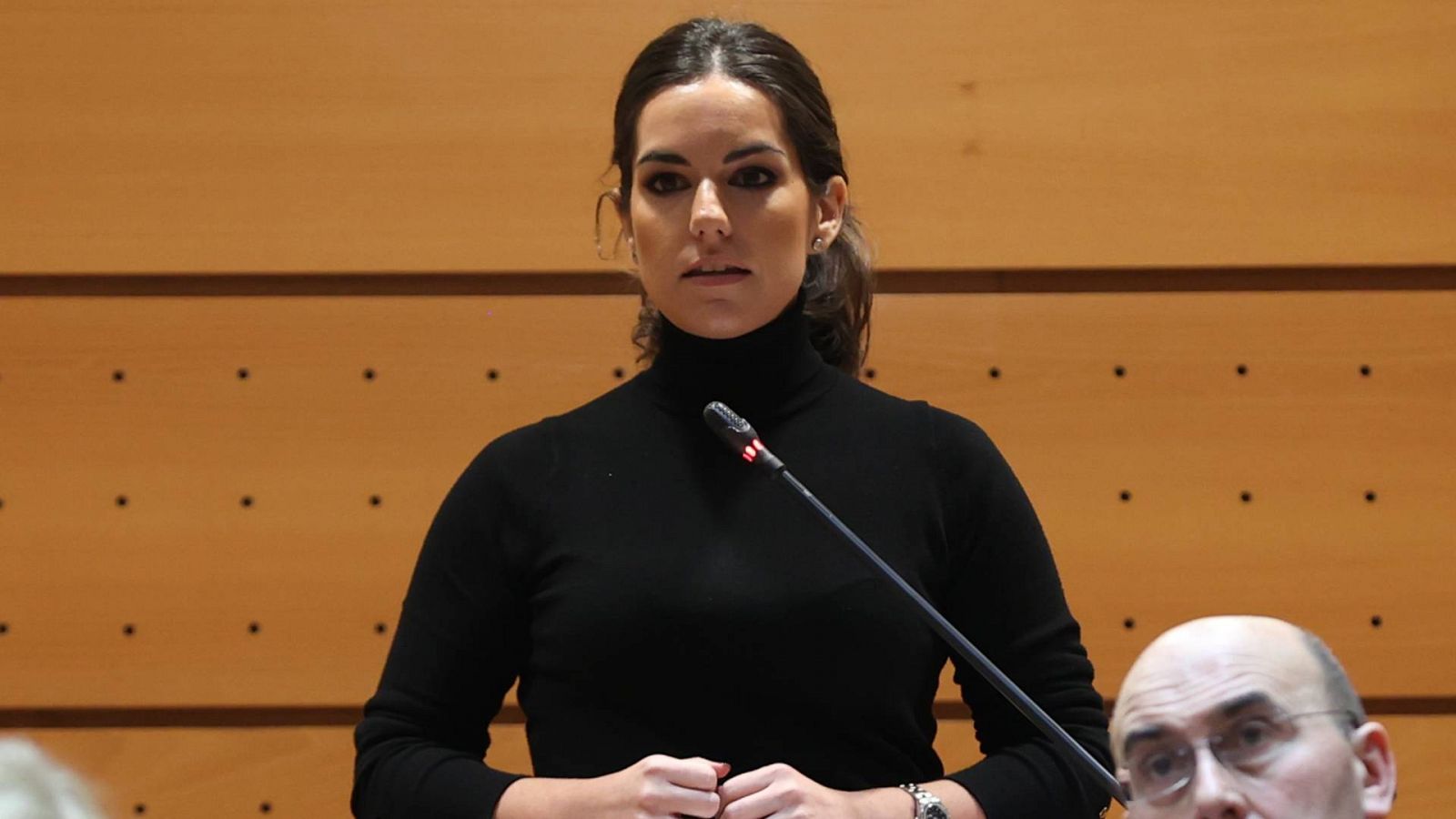 La exsenadora de Vox María José Rodríguez de Millán interviene durante el pleno del Senado, este miércoles en Madrid