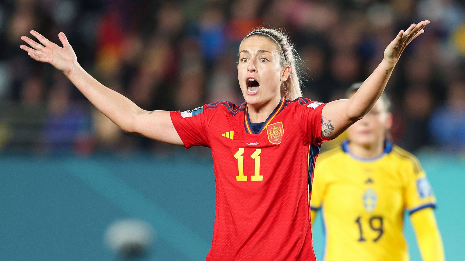 Alexia Putellas en el choque ante Suecia en el Mundial 2023