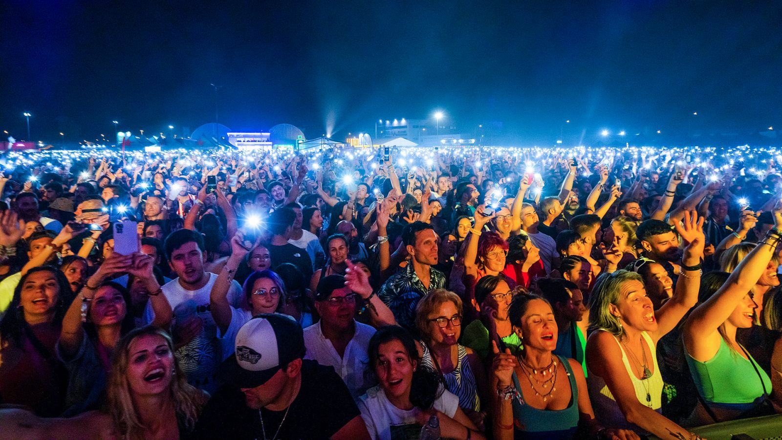 Imagen de archivo del público asistente a un festival