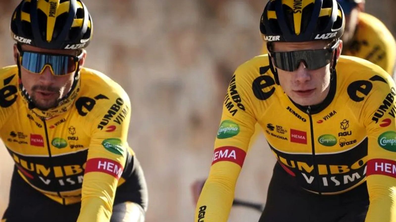 Roglic y Vingegaard liderarán al Jumbo en La Vuelta 2023.