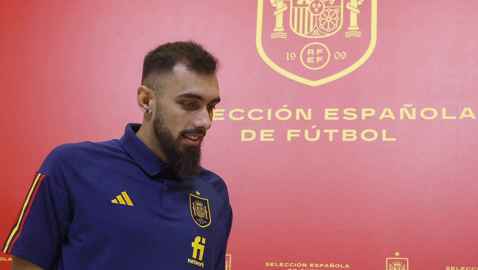 Imagen de archivo de Borja Iglesias como jugador de la selección española de fútbol.