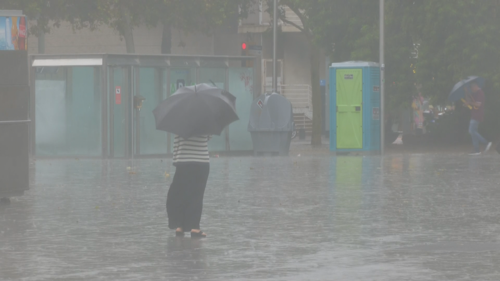 L'episodi de pluja deixa fortes tempestes al litoral de Barcelona