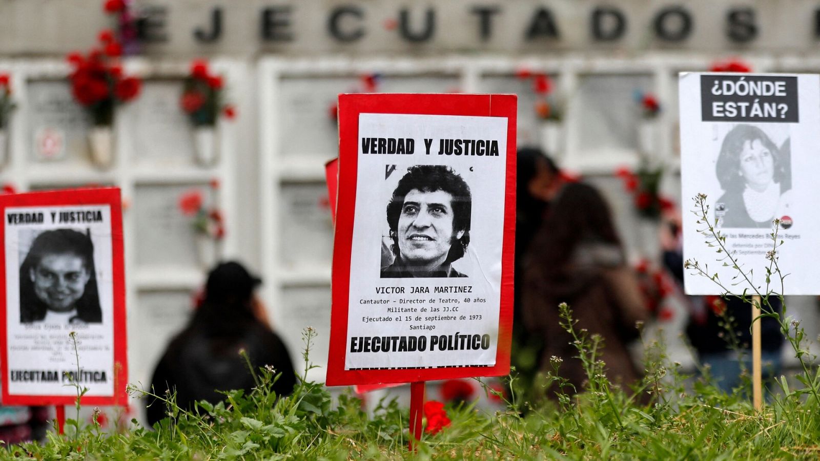 Imagen de archivo de un manifestación contra los crímenes de la dictadura de Pinochet