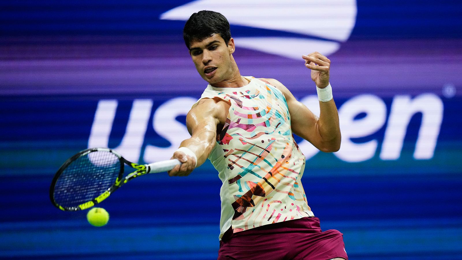 Carlos Alcaraz en el US Open de tenis