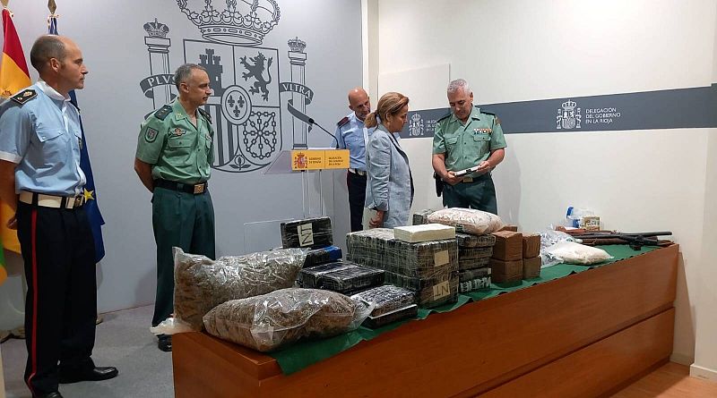 Imagen de la droga incautada en la operación que se ha saldado con seis detenidos