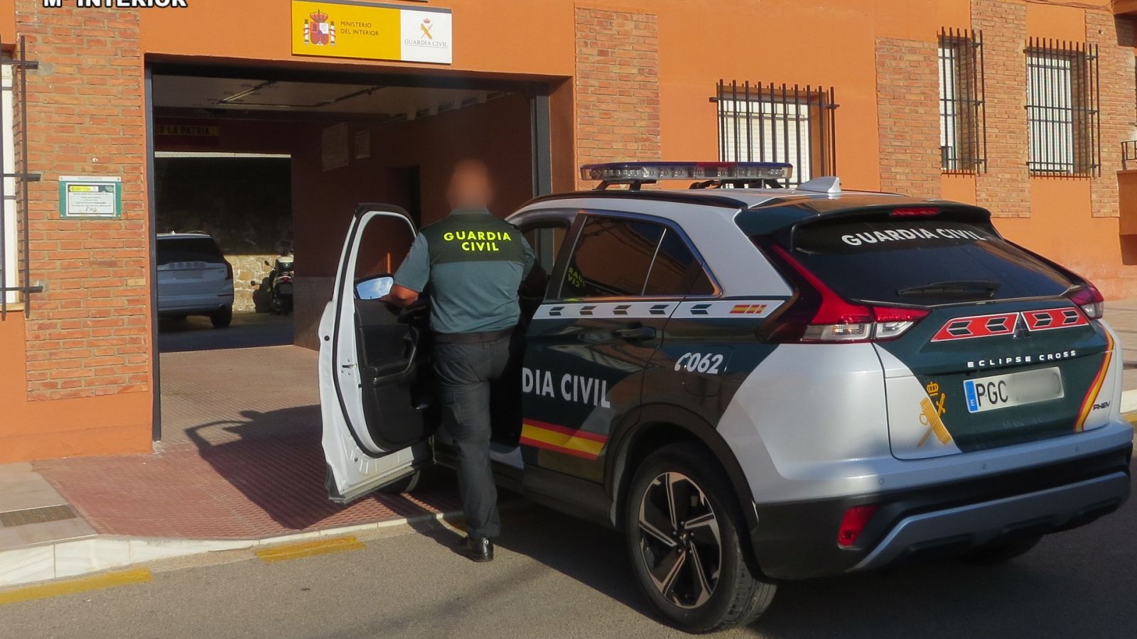 Un coche patrulla de la Guardia Civil.