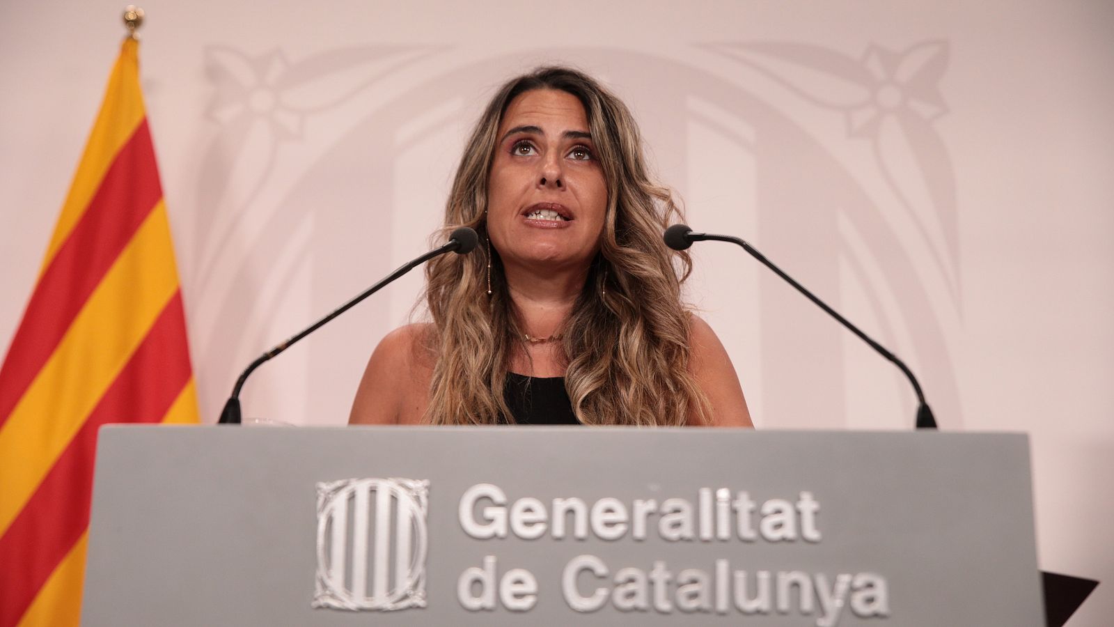 La portaveu del Govern, Patrícia Plaja, informa dels acords del Consell Executiu de la Generalitat