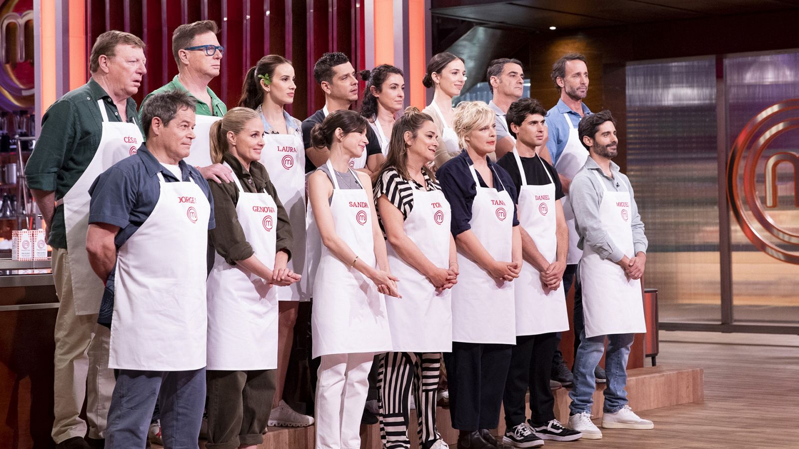 Participantes de MasterChef Celebrity 8 en el primer programa