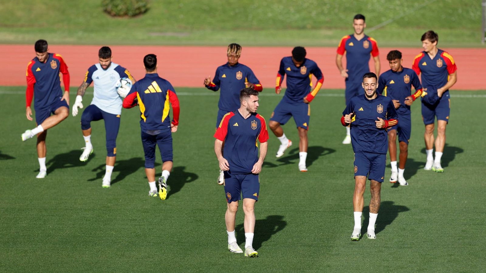 Georgia - España: entrenamiento de la selección española