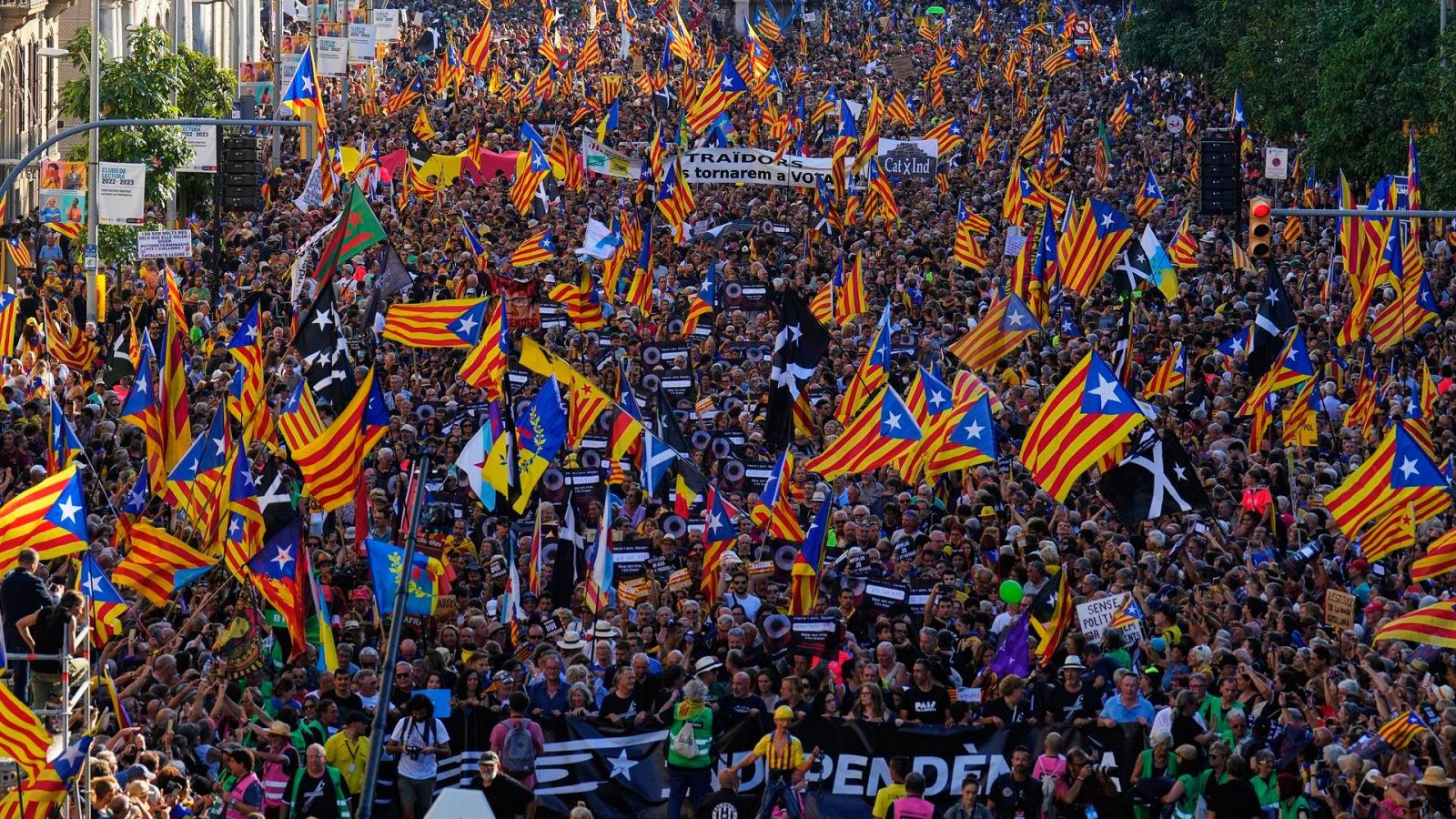 El independentismo llega a la Diada dividido y en horas bajas