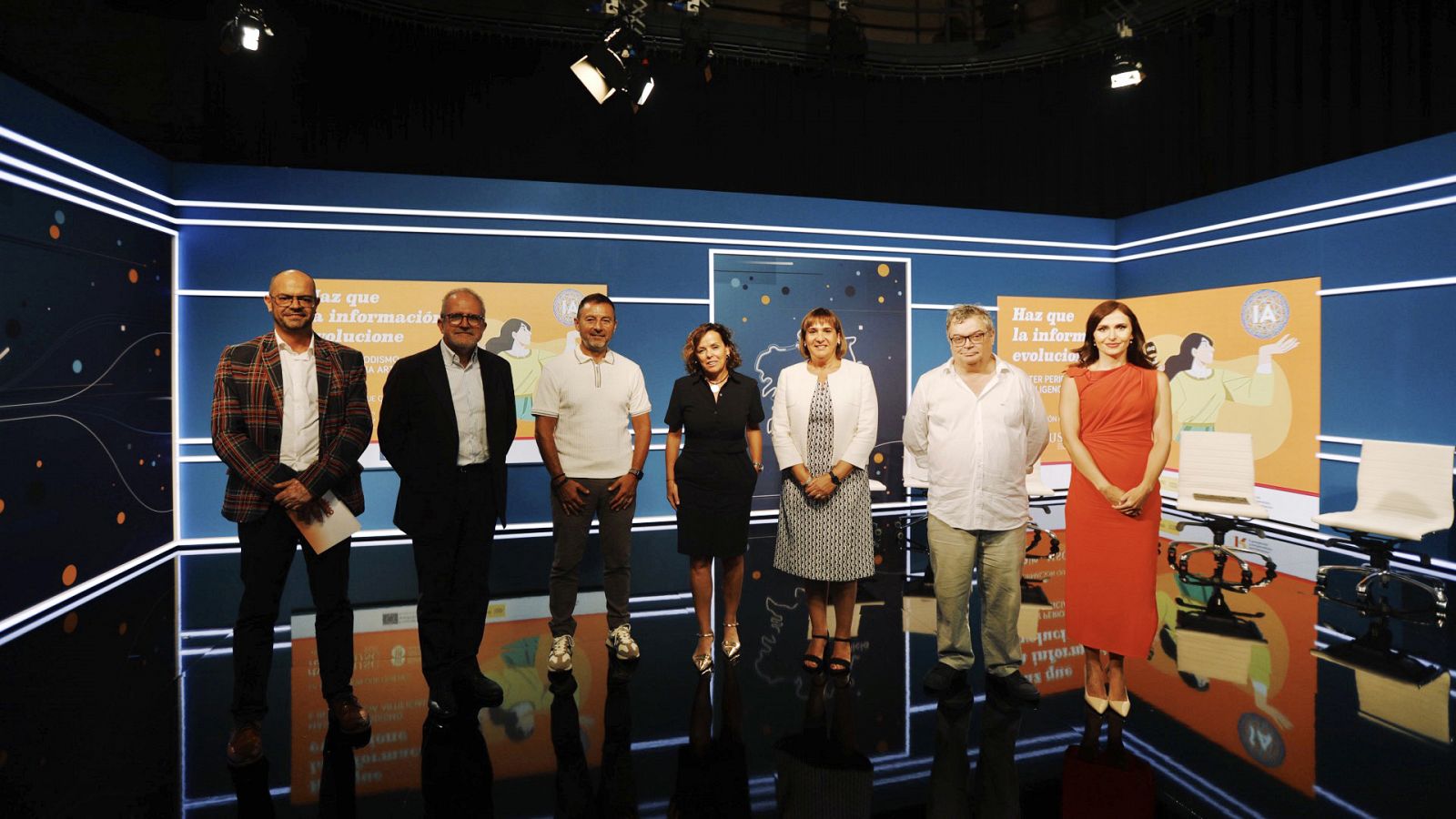 Ramón Valles,  Pere Vila, Miguel Tuñez, Verónica Ollé, Maria José López Couso, Francesc Tarrés y Cristina Bravo