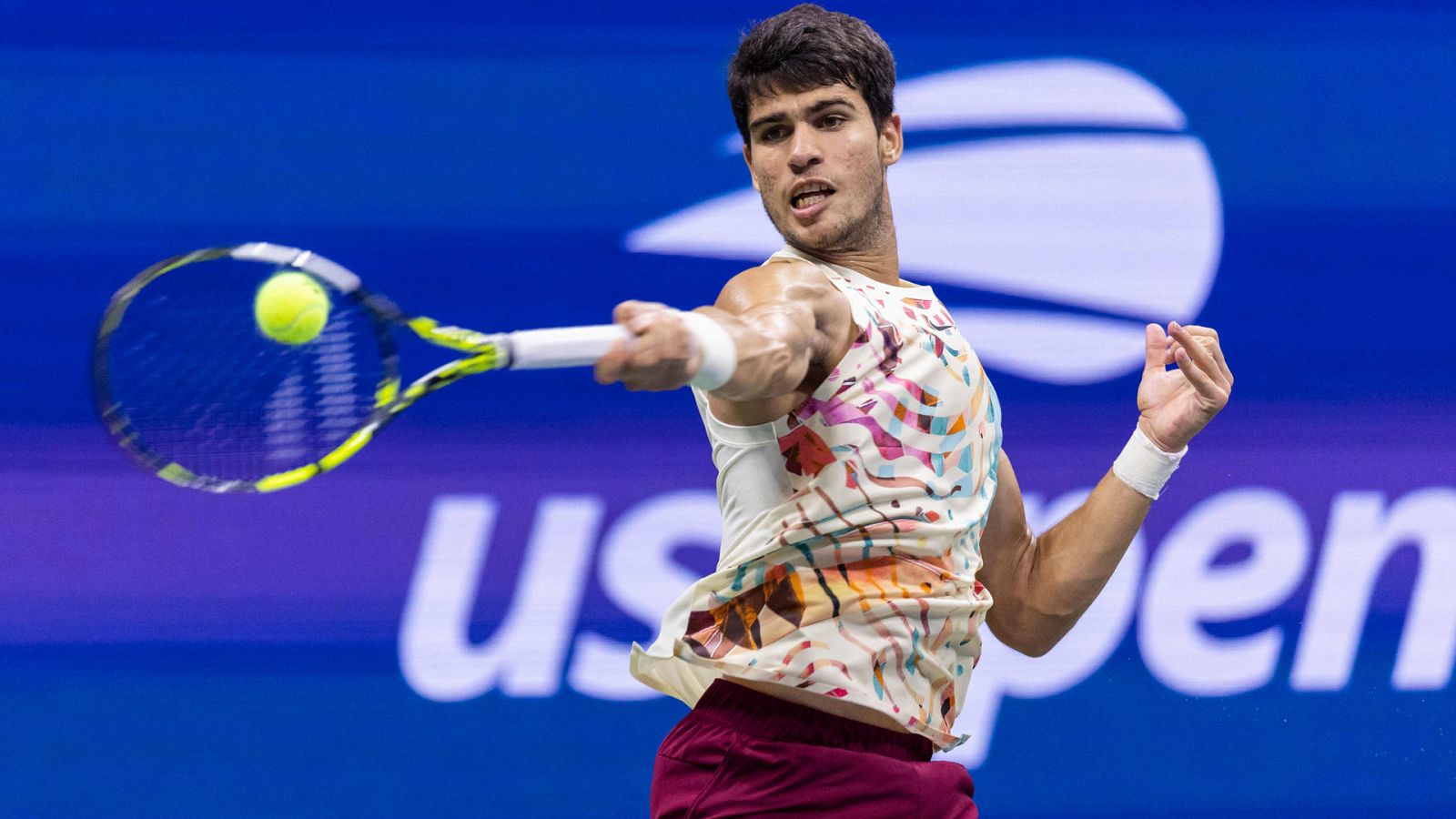 Carlos Alcaraz, en el US Open.