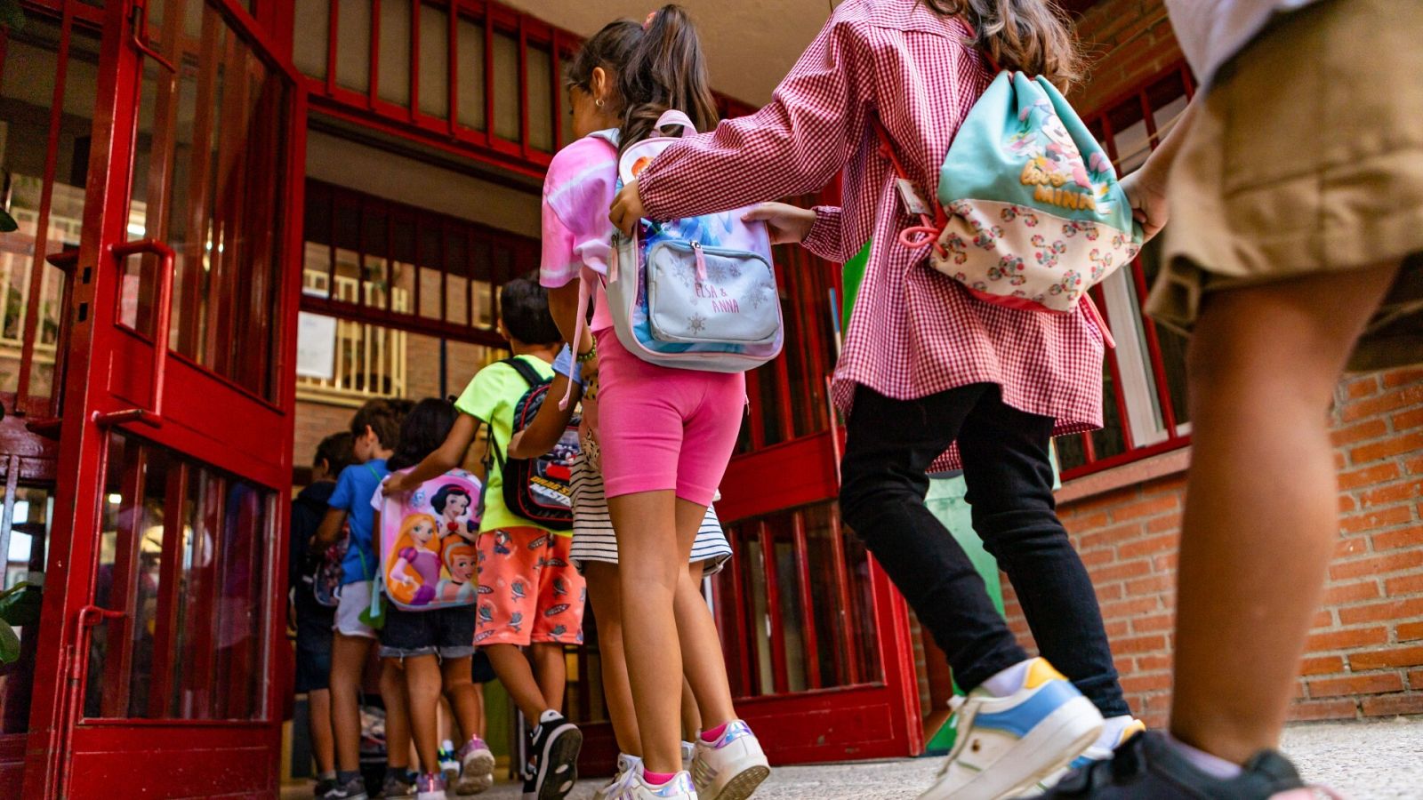 Alumnos en un colegio de Primaria