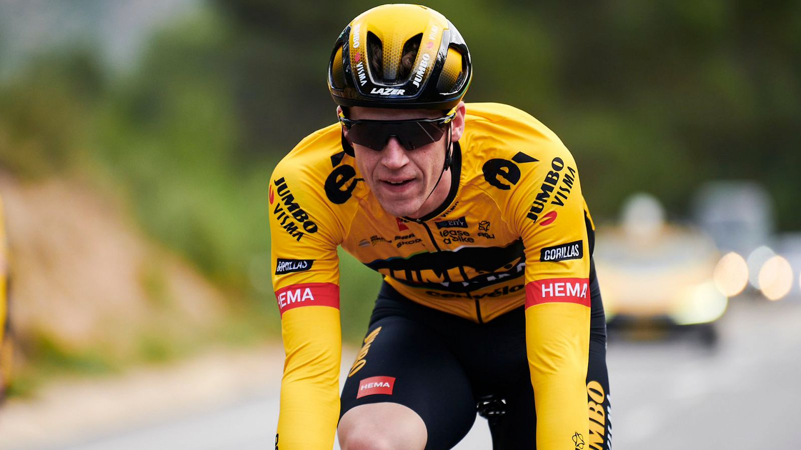 El ciclista belga del Jumbo-Visma Nathan Van Hooydonck.