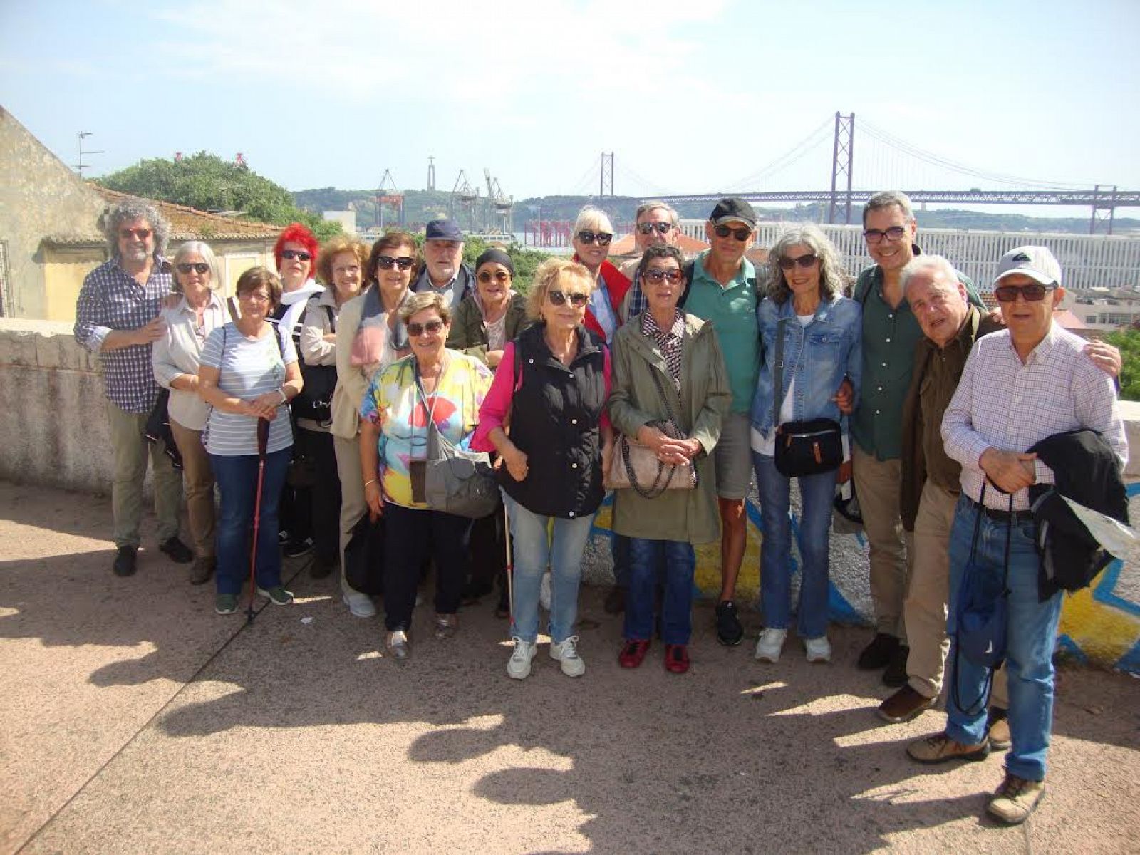 Foto de grupo en Lisboa