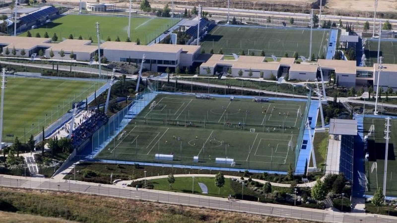Vista aérea de la Ciudad Deportiva del Real Madrid