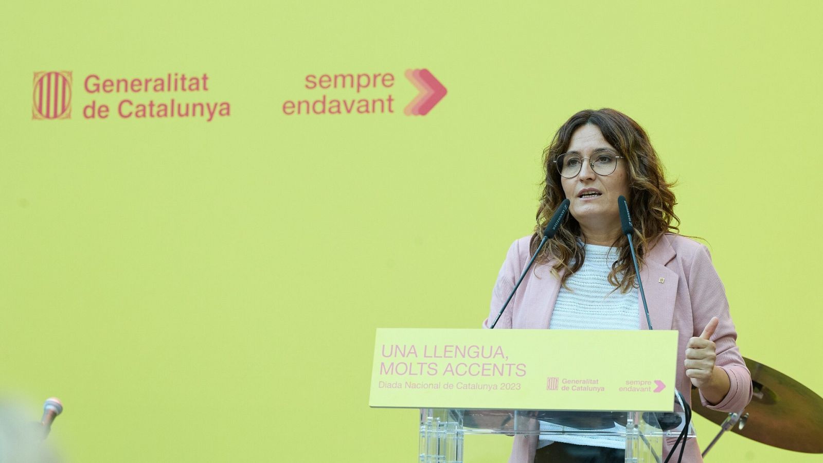 La consellera de Presidencia de la Generalitat de Cataluña, Laura Vilagrà