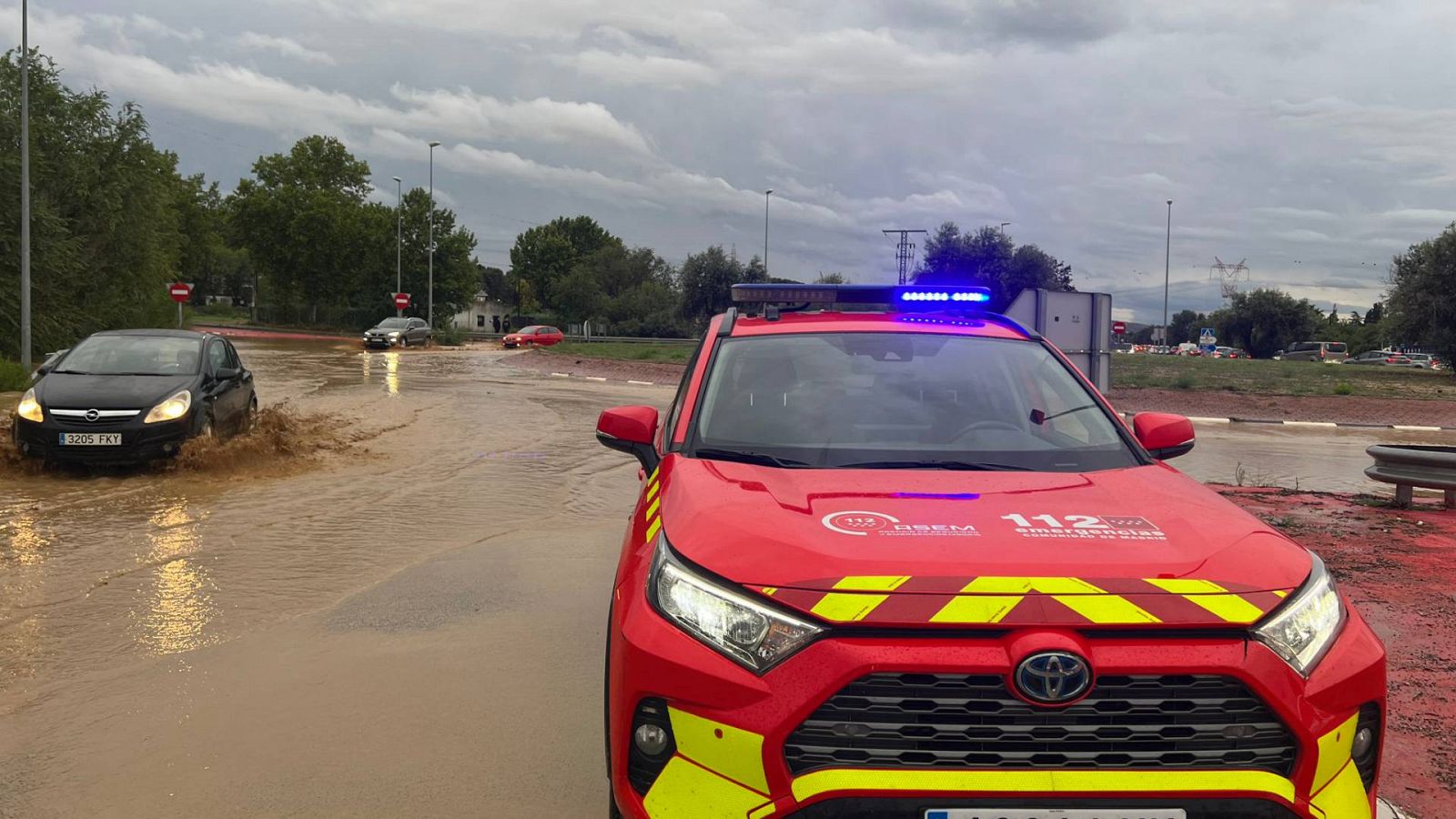 Emergencias de la Comunidad de Madrid ha intervenido en más de 300 incidencias por las lluvias