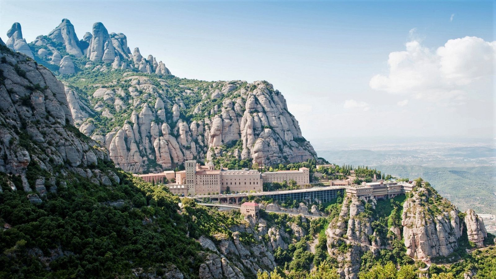 Imatge del monestir de Montserrat