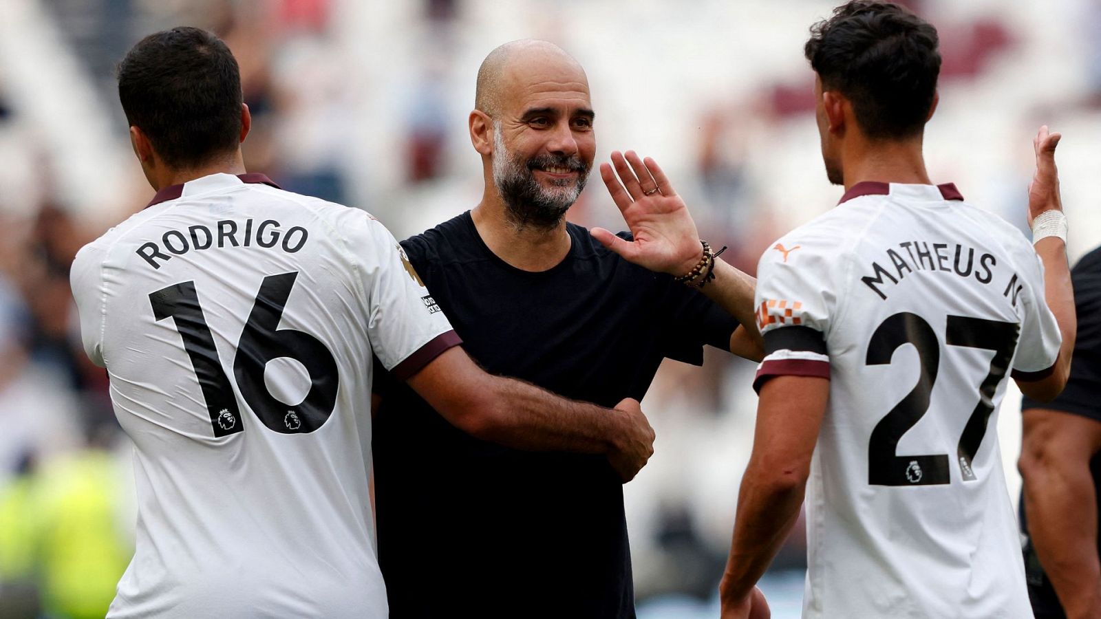 El entrenador del Manchester City, Pep Guardiola